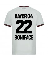 Bayer Leverkusen Victor Boniface #22 Venkovní Dres 2023-24 Krátký Rukáv